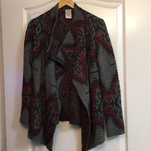 Tribal - Aztec print cardigan